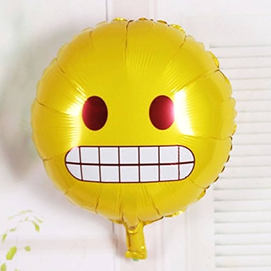 Amazon | 約45cm 18インチ 絵文字 顔文字 風船 バルーン 誕生日